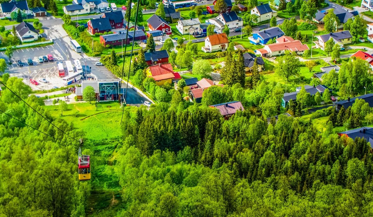 Ride the Fjellheisen Cable Cars